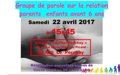 Groupe de parole au Chat Perchay – 22 avril
