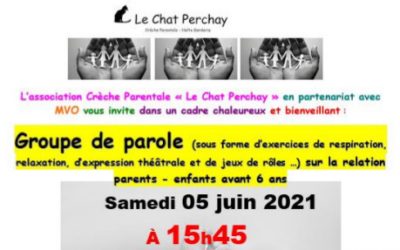 Groupe de parole – Samedi 05 juin 2021 – 95450 Le Perchay