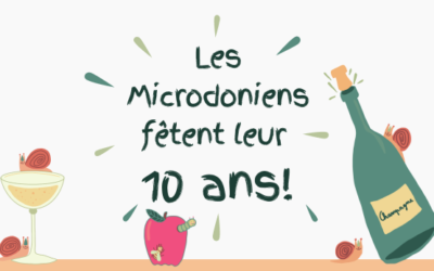 Les Microdoniens fêtent leur 10 ans le 15 avril de 14h à 18h !