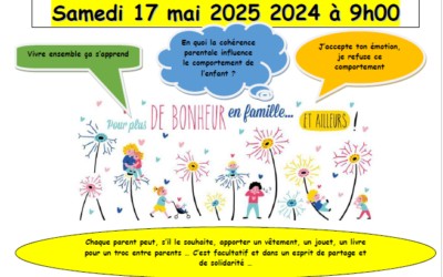 Atelier parentalité “gestion des émotions” – 95450 Le Perchay