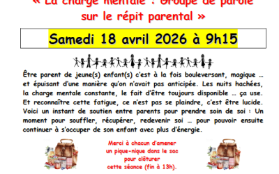 Atelier parentalité au Chat Perchay – 18 avril – 95450