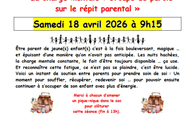 Atelier parentalité au Chat Perchay – 18 avril – 95450