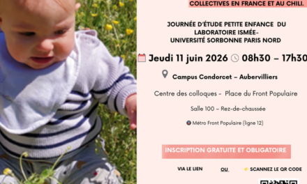 Journées d’étude sur les jeunes enfants et l’extérieur – 11 et 12 juin